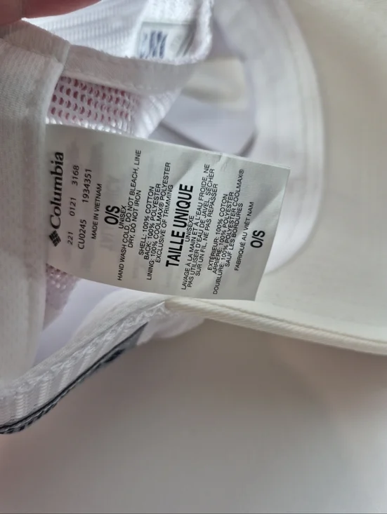 Columbia PFG Trucker Snapback Hat White Fishing Unisex - Picture 2 of 5